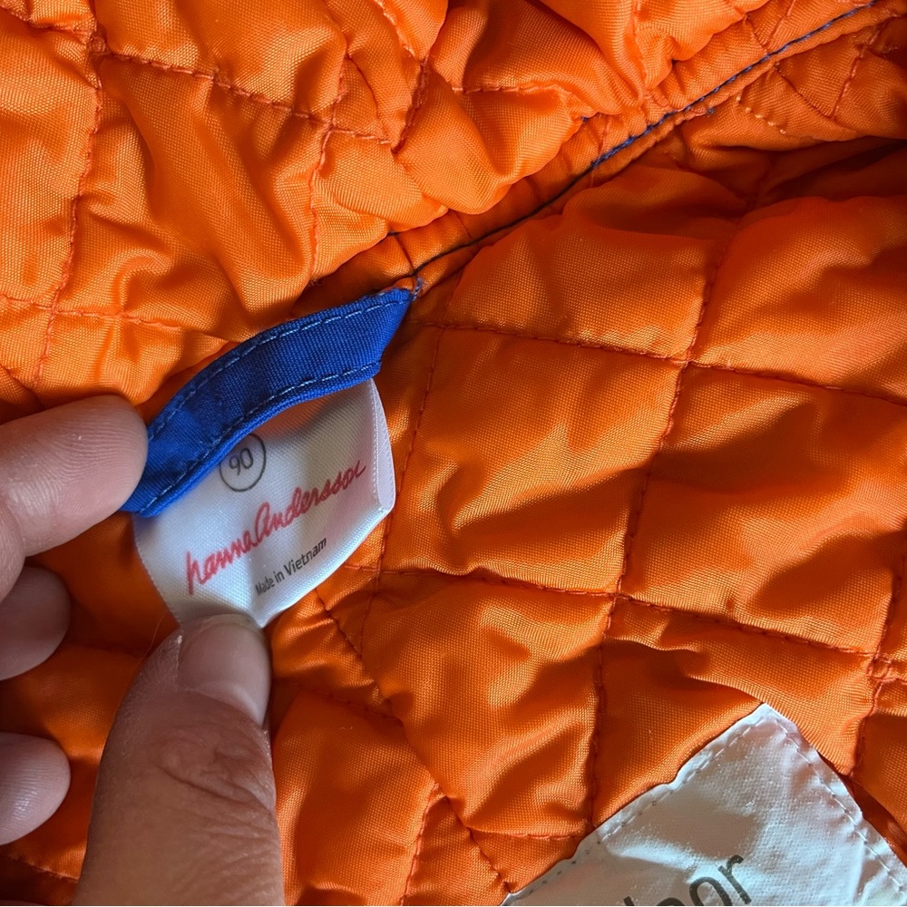 Blue Kids One Piece Snowsuit Hanna Anderson size 3t - Picture 4 of 5